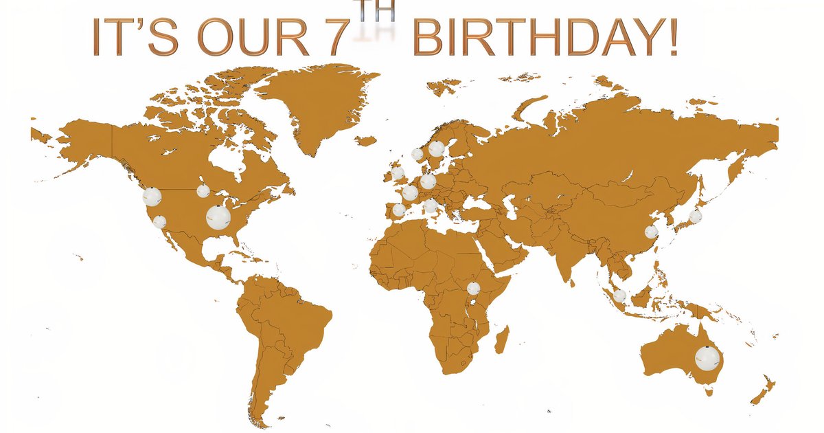 Celebrating 7 years in business!